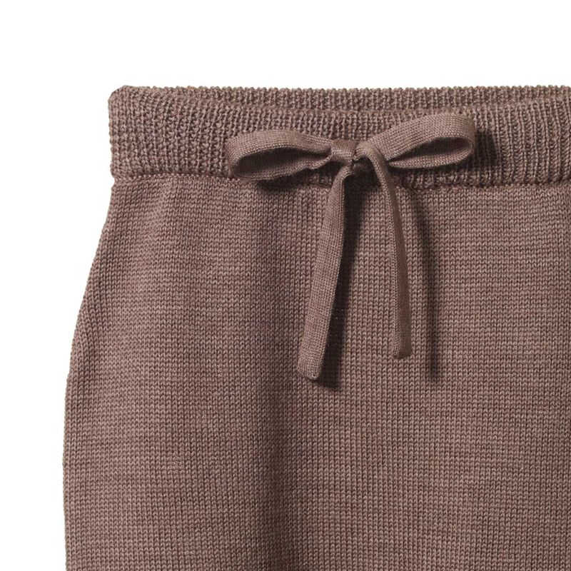 Nature Baby Merino Knit Footed Rompers image number 1